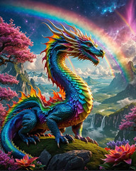 Dragon Paint by Numbers Kit for Adults Beginner Colourful Dragons Adult Paint by