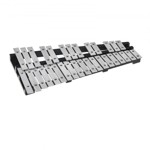 32 Note Glockenspiel Xylophone Bell Kit, Percussion Instrument with Mallets,…