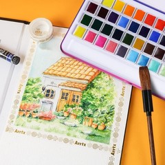 MeiLiang Watercolor Paint Set, 36 Standard Colors
