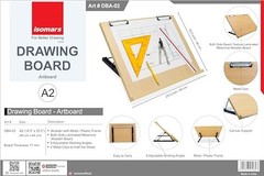 A2 Foldable Drawing Board Table Model Drafting Board with Clips
