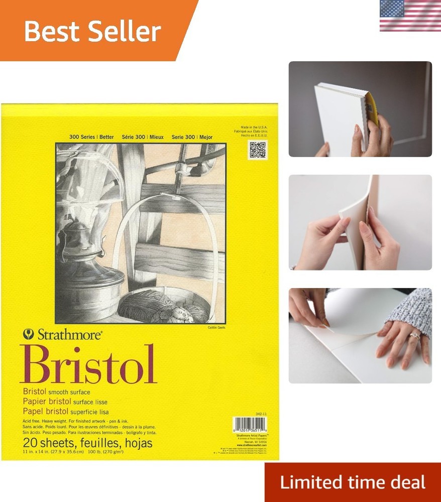 Sketching Drawing Art Paper Pad 11×14 inches 20 Sheets Smooth Finish