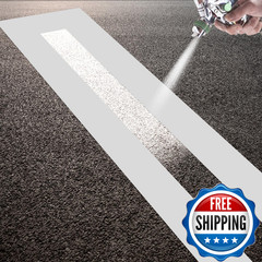 Codohi 4 X 88 Inch Parking Lot Line Stencil Silicone Foldable Reusable Line