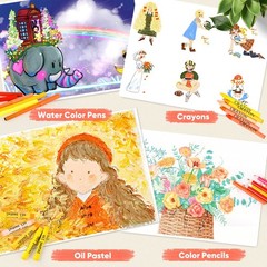 Arts and Crafts Supplies, 183-Pack Drawing Painting Set for Kids Girls Boys T…