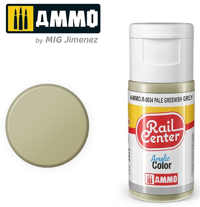 AMMO R-0034 | Pale Greenish Gray (15 ML) | Acrylic Paints By Mig Jimenez