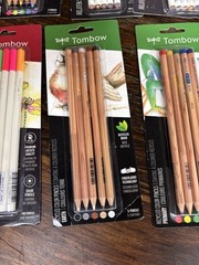 LOT OF 9 packages Tombow Irojiten and Recycled color pencils ALL NEW
