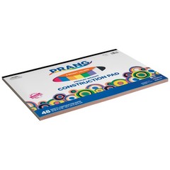 Prang Medium Weight Construction Paper Pad 18×12 Inch 48 Sheets Assorted