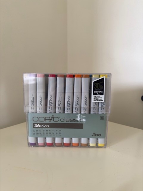 Copic Classic 36 Color Marker Set NEW SEALED