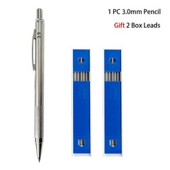 Metal Mechanical Pencil Set 0.3/0.5/0.7/0.9/1.3/2.0mm Drawing Automatic HB Art