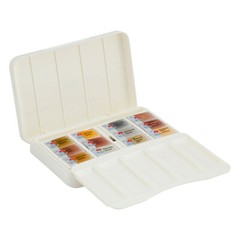 12 Watercolor Paint White Nights® Travel Set METALLIC + PASTEL Palette RUSSIA