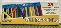 Vintage Sargent Oil Pastels Box of 24 Unused Taiwan Westab Mead