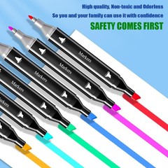 Alcohol Markers, 120 Colors Art Drawing Markers Set for Kids Adults Dual Tip …