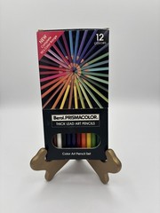 Vintage 90s Color Range Prismacolor Artist Quality Thick Lead Pencils 12 NIB