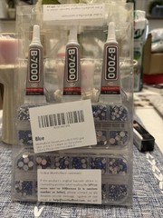 Worthofbest Rhinestones for Crafts With Gem Glue New Craft Making Kit