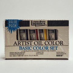Liquitex Artist Oil Color / Basic Color Set No. 1206 Vintage Sealed Vintage NOS