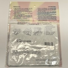 Vintage Kelly’s Crafts Sunbeams Suncatchers Paint-N-Hang Kit #3331 New 1988