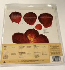 Plaid Folk Art One Stroke Learn to Paint Kit 5023 Red Flowers Donna Dewberry NOS