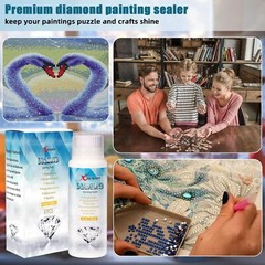 Diamond Painting Sealer 2 Pack 240Ml 5D Diamond Painting Glue Sealer Permanent H