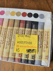 New Old Vintage Sakura Cray-Pas Oil Pastels 24 Sticks No 51540 Art Set Pastels