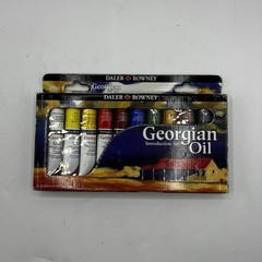 Daler Rowney Georgian Introduction Set Oil Color Studio Set 10 tubes 22 ML /NEW!