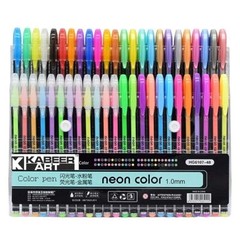 48 Pc Color gel pens,Glitter, Metallic, Neon pens Set for Painting, Drawing