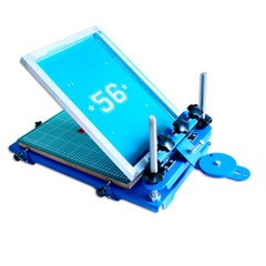 Size: 17.5”x11.5” 3D Silk Screen Printing Press Machine Micro-Registration