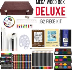 Ultimate Artist Gift Set – Watercolors, Oil Pastels, Brushes