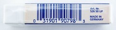 Staedtler Mars Plastic Erasers 6pc Lot White Vinyl Large 2 1/2″ x 7/8″ x 1/2″