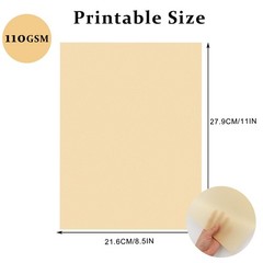 Colored Vellum , 100 Sheets 10 Colors Transparent Vellum 8.5 x 11 110GSM Tran…