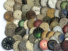 Lot of 150 pcs Wrist Watch Metal dials for Altered Art, Steampunk WD# 07
