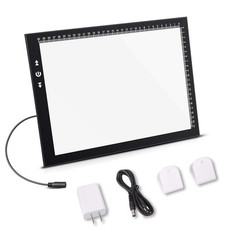 HSK A4 LED Artist tracing Light Box Copy Table, Adjustable 02 – A4, BLACK