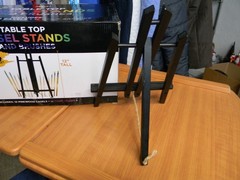 12 pk 12″ High -Black Wood Display Easel A-Frame Artist Tripod Tabletop Stand