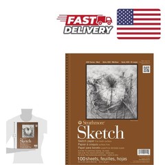 50 Sheet Sketch Pad 9×12 Inch White Paper Perfect for Classroom Art Projects