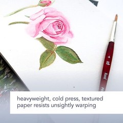 Art Book Watercolor Paper Notebook 8.3×5.8 inch White Pages Artist Sketching