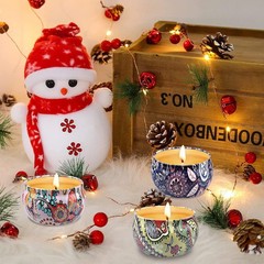Scented Candles Gift Set for Women, 9 Pack Aromatherapy deep colour