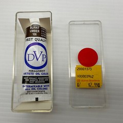 Vintage Da Vinci Oil Color 37ml Burnt Umber 106 Oil Paint NEW NOS Made USA