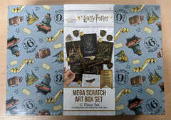 Harry Potter Mega Scratch Art Box Set 17 pieces FREE POSTAGE