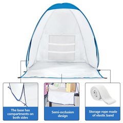 Bofoho Paint Spray Booth 35 inches (L) x 34 (W) x 30 (H), Blue