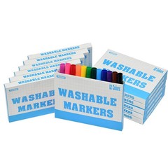 Rarlan Washable Markers Bulk, for 1 Count (Pack of 144), Multicolor