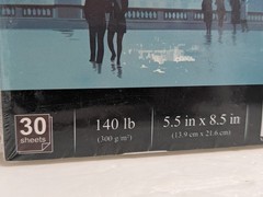 Watercolor 5.5″x8.5″ Sketchbook Paper, 30 Sheets 140 Lb Cold Press Acid Free New