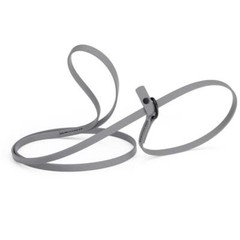 Dog Pet Waterproof Slip Lead – W3/8″ x L5′ – Battleship Gray