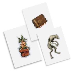 HARRY POTTER CRYSTAL ART STICKER PACK- NEW – 3 STICKERS + CRYSTALS