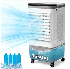 3 in 1 Portable Evaporative Cooler,720R,Indoor,Outdoor,461CFM Air Cooler with re