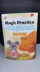 6pcs Magic Practice Copybook Groove Reusable English Writing Book For Children