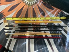 artists paint brushes, all brand new. Buy 7 get # 16 free.