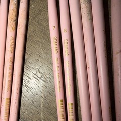 Somime Professional Watercolor Paint Brush Set 12 Pcs Round Flat Pink Well Loved
