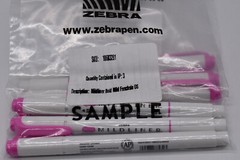 (6) Zebra Pen Mildliner, Double Ended Highlighter, Broad and Fine Tips, FUCHSIA
