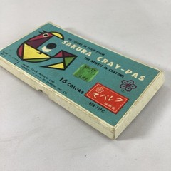 Vtg Sakura Cray-pas Crayons 16 Oil Color Sticks Japan XKP16