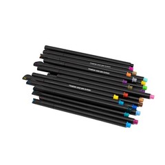 24 Colors Fineliner Fine Tip Pens Set 0.4mm Water Based Colored Markers Ranberri