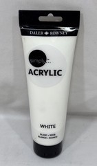 NOS Daler Rowney Simply Acrylic White Paint 250 ml Unopened