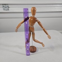 12″ Wooden Artist Mannequin Jointed Articulated Posable Human Figure Model A9